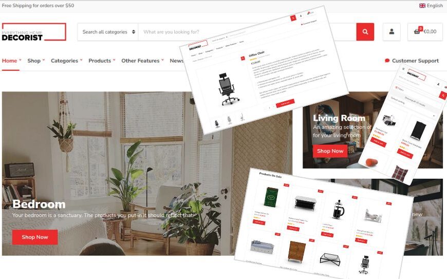 WooCommerce theme Decorist
